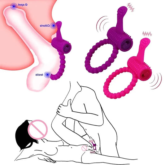 Penis Ring Vibrator Toy
