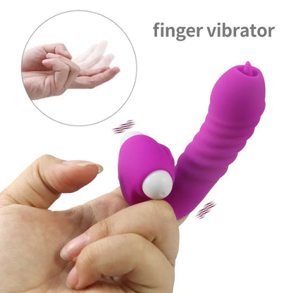 Vibrating Finger Sleeve for Women