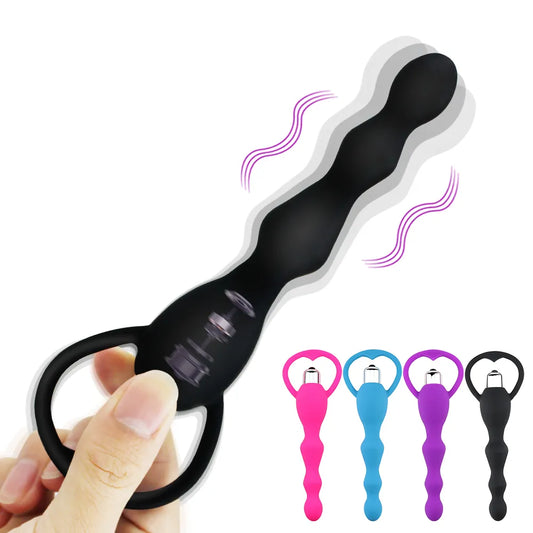Silicone vibrating anal toy
